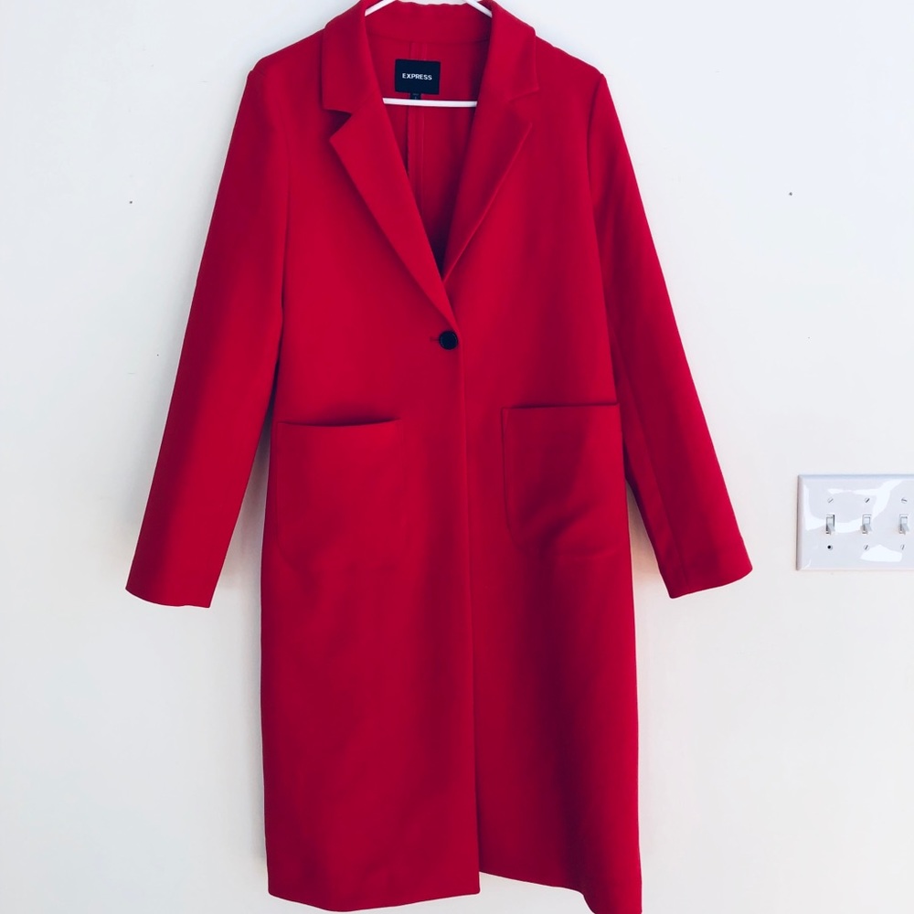 Express double weave coat